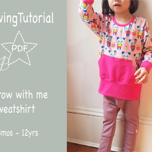 Grow With Me Leggings Sewing Pattern PDF Sewing Pattern Etsy Canada