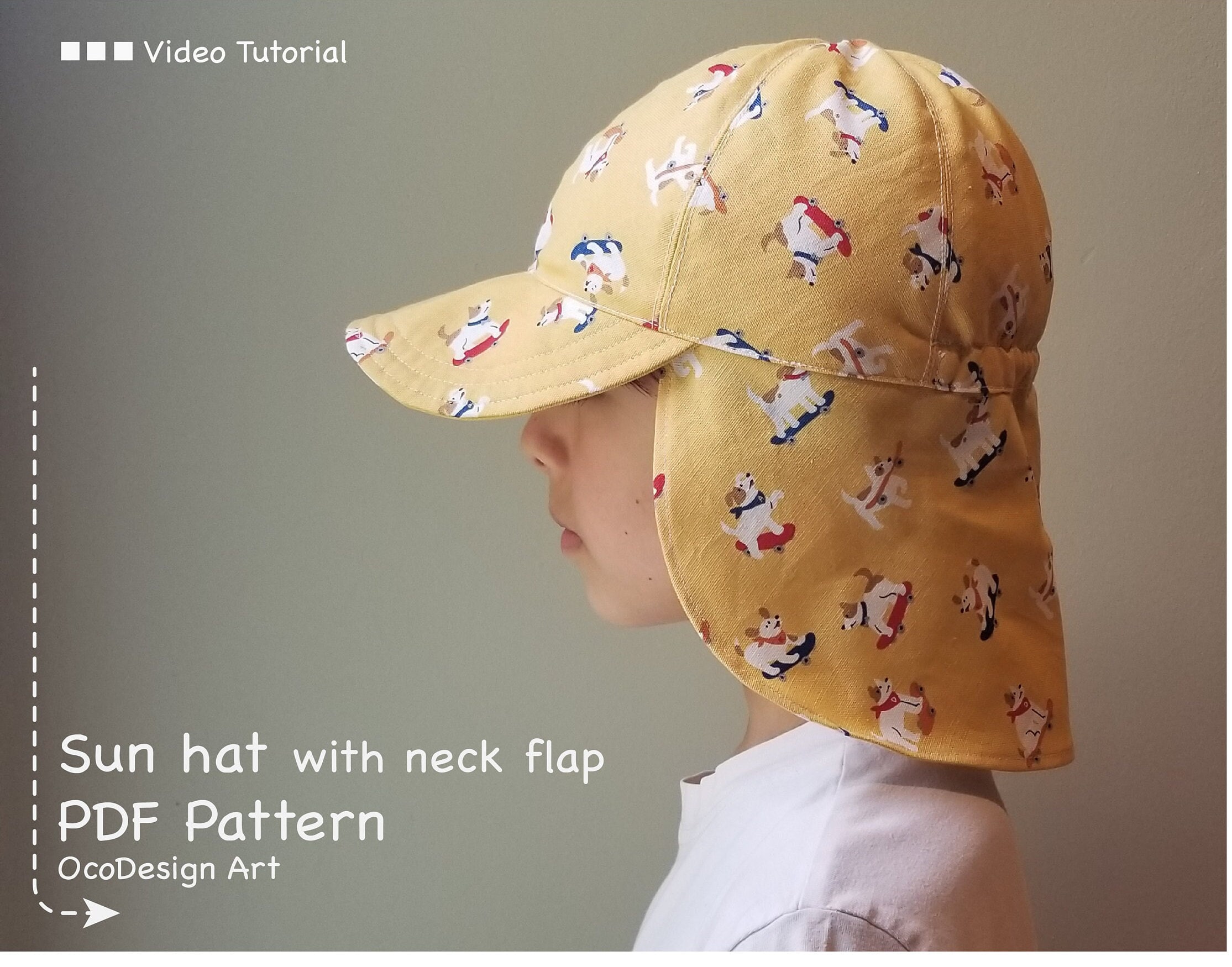 Sun Hat Neck Flap -  Canada