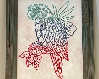 Parrot Cross Stitch Pattern