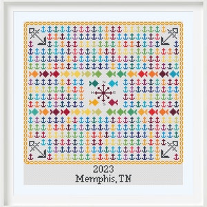 Anchor Temperature Cross Stitch Pattern