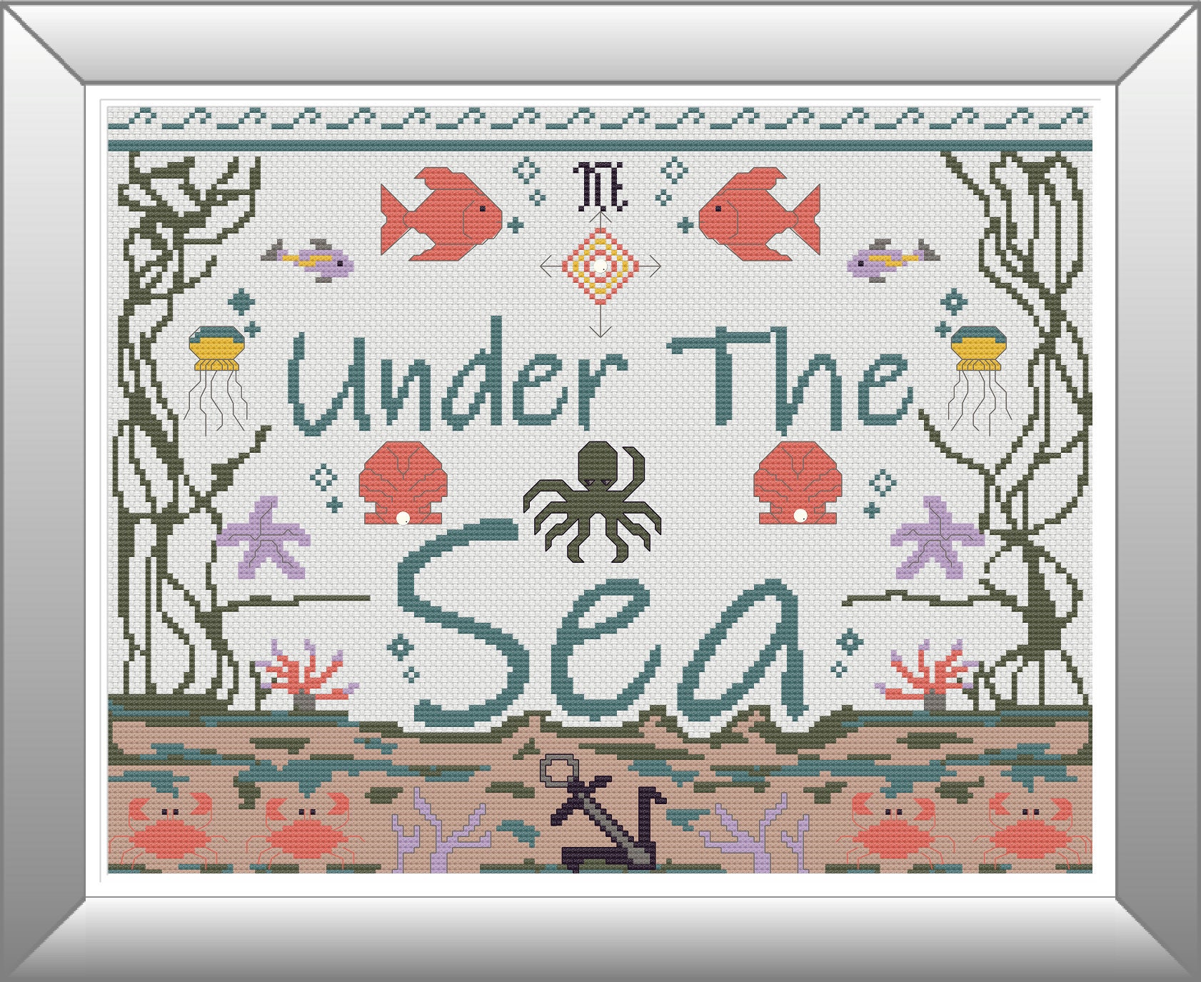 Under the Sea Cross Stitch Pattern Etsy