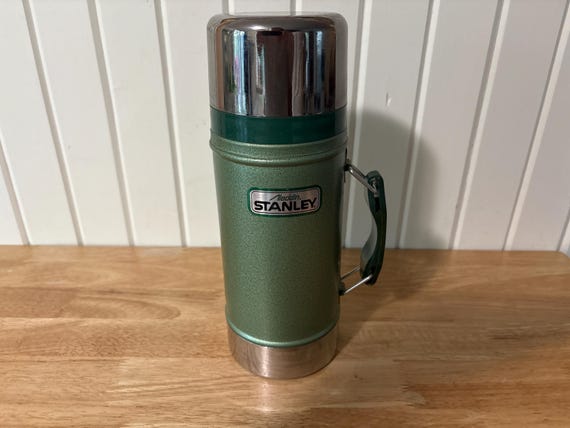 Aladdin, Stanley, Green, Thermos, With Handle, Wide Mouth, 24-oz