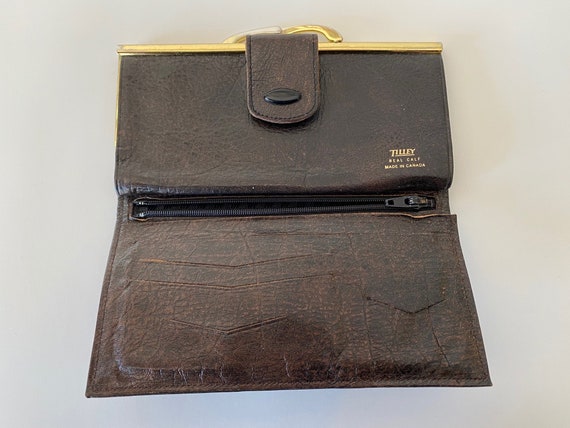 Wallet, Tilley, Vintage, Leather, Made in Canada, Twin Patented