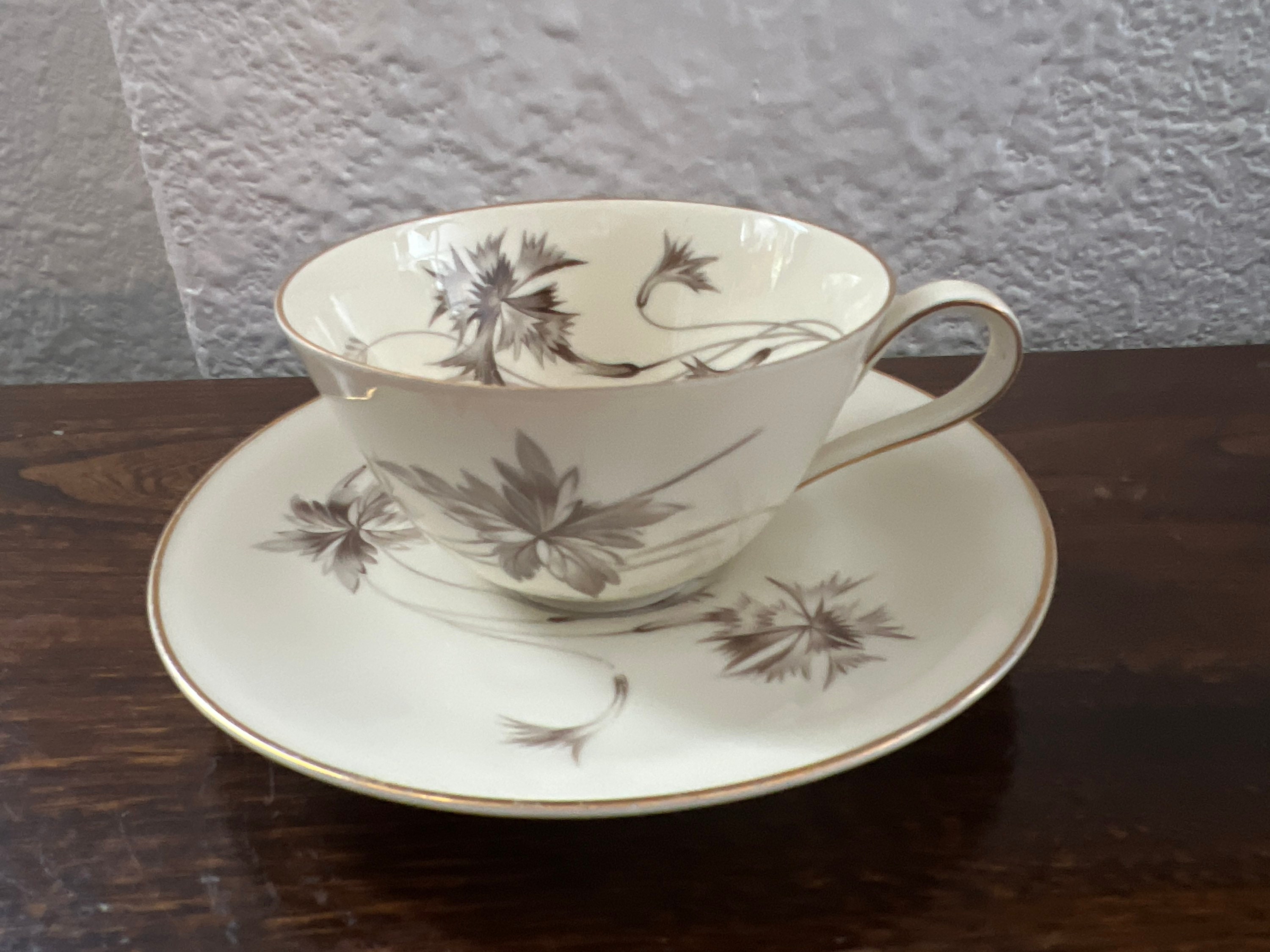 H&C SELB, Bavaria, Germany, Heinrich, Sepia, Set of Teacups - Etsy