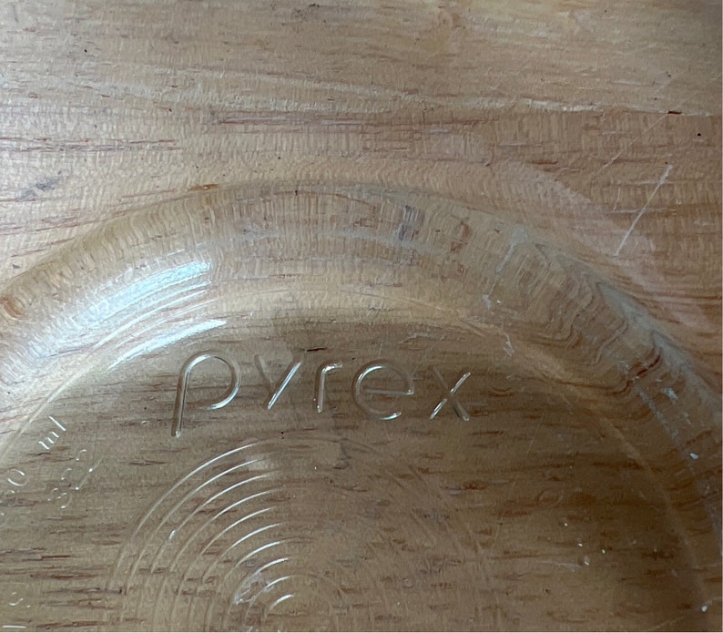 Pyrex Word Image Pyrex, Clear, Set of 4 Nesting Bowls - Etsy