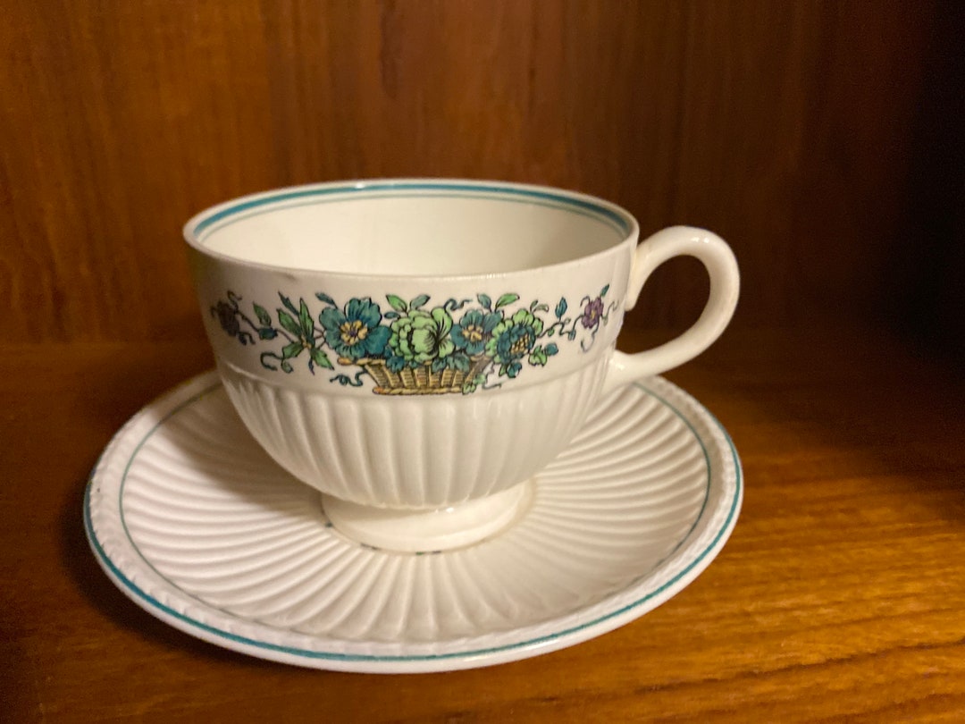 Wedgwood Edme AK9660 Teacup and Saucer Etsy