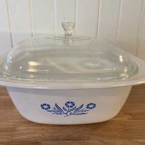 Corning Ware, bleuet, faitout, P-34-B avec couvercle