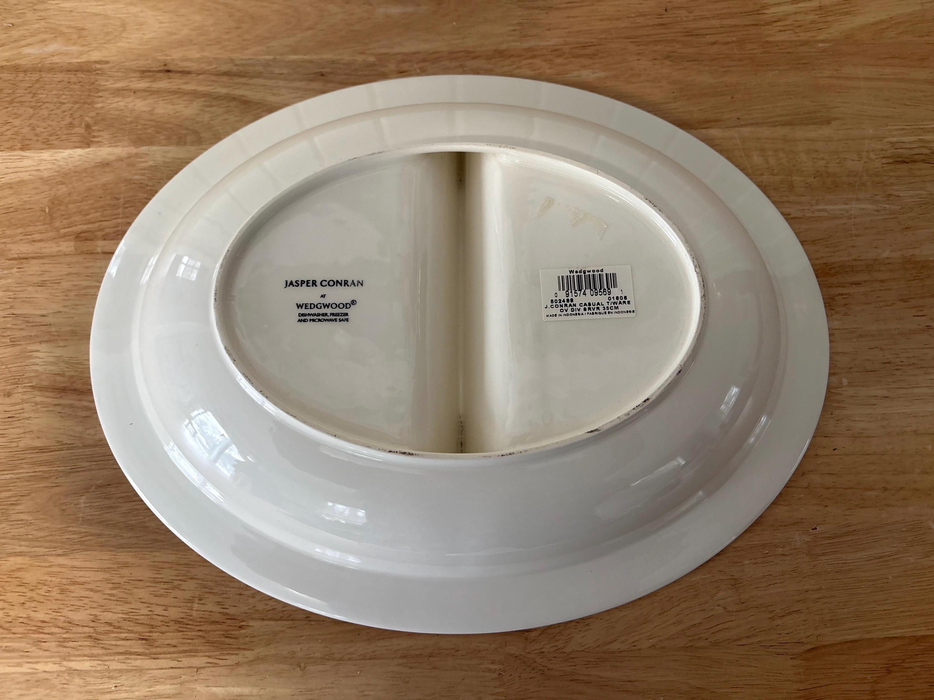Wedgwood, Jasper Conran Casual Cream, Oval Divided Server - Etsy