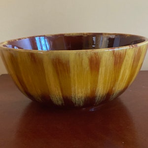 Blue Mountain Pottery, Bowl, yellow/brown