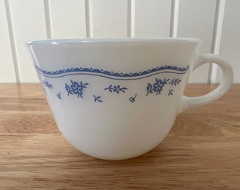 Pyrex, Corning, Morning Blue, cups, set of 4