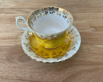 Royal Albert, Teacup, Yellow, Regal Series