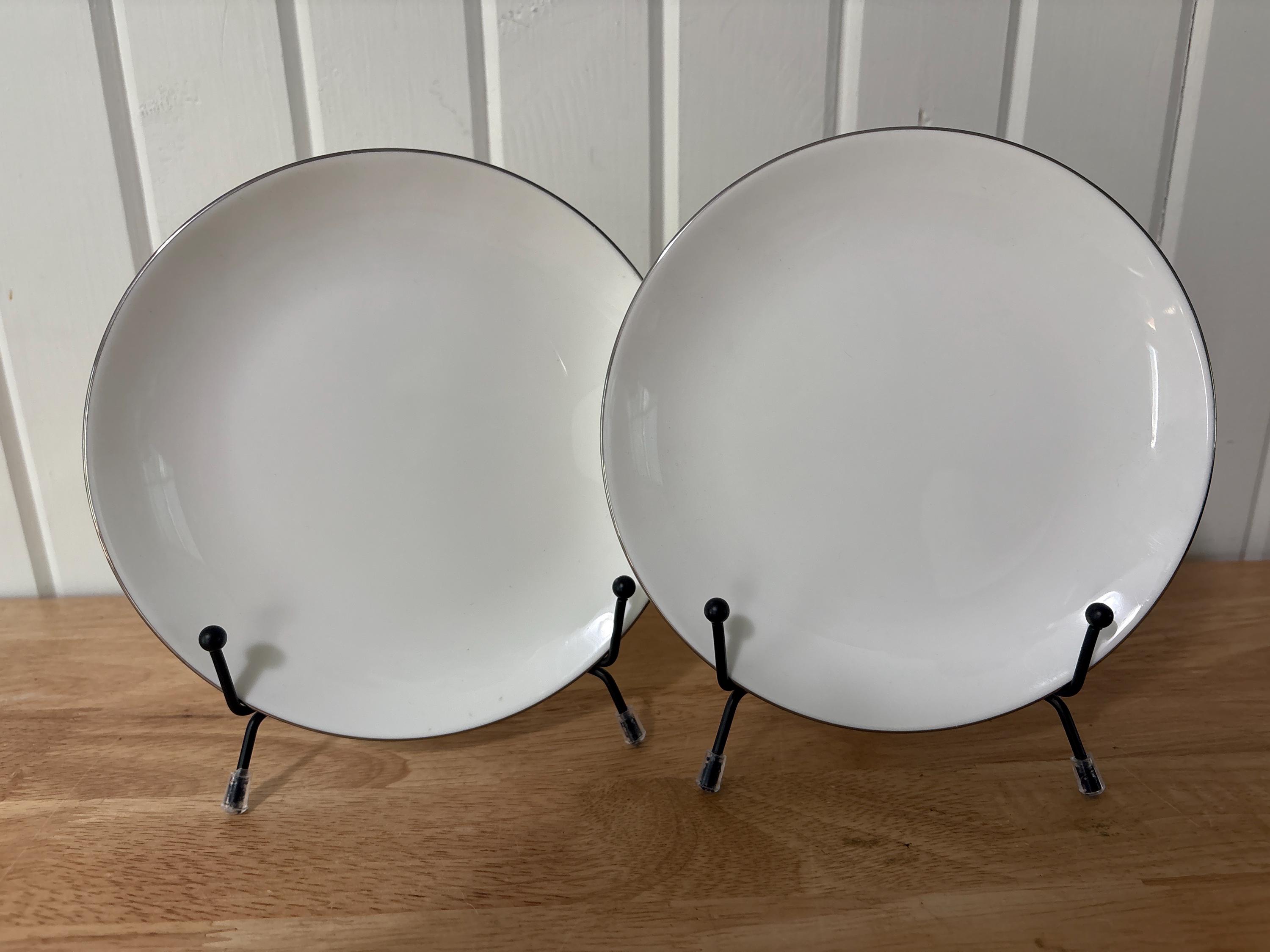 Wedgwood, Formal Platinum, Bread and Butter Plates, Set of 2 - Etsy