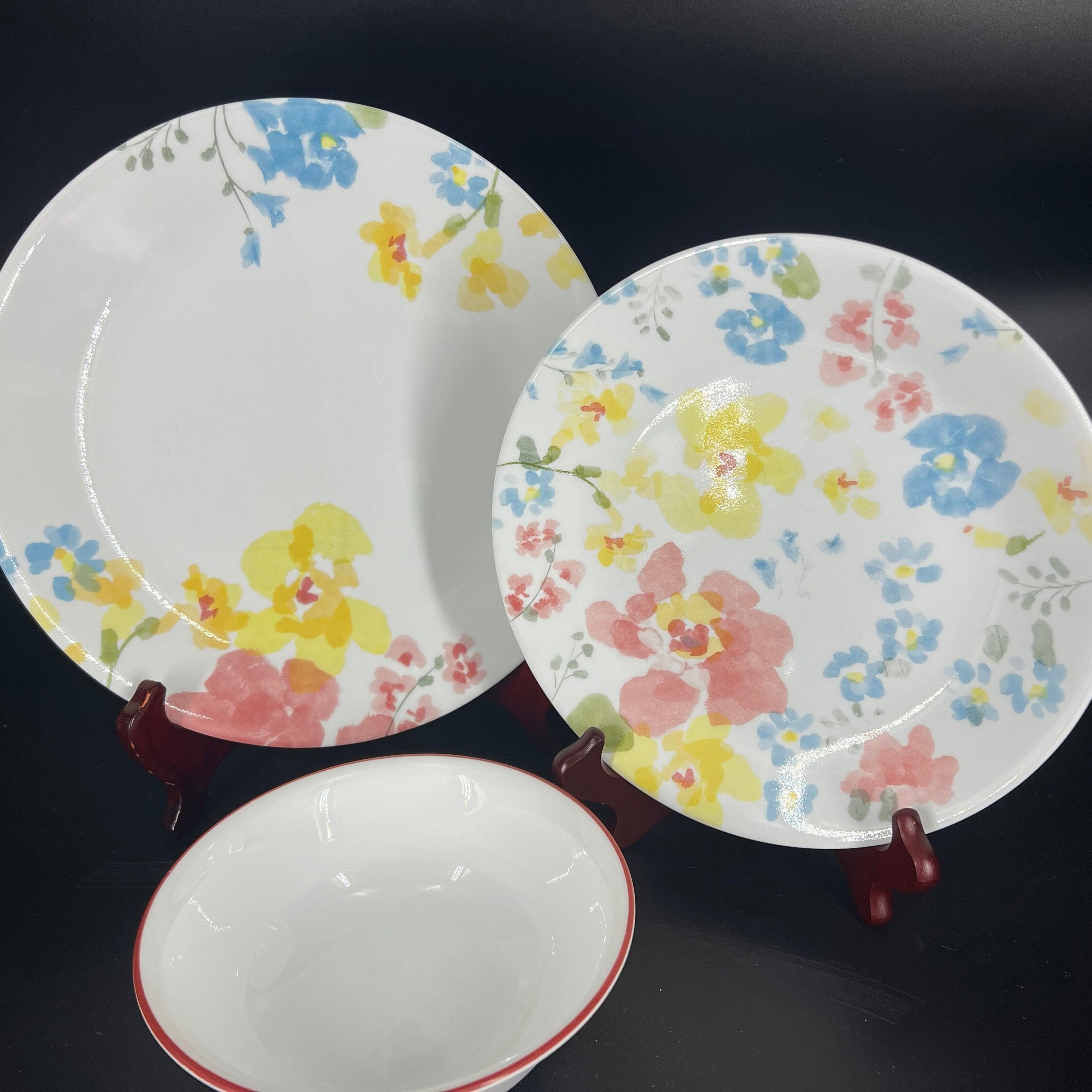 Corelle, Cheerful Garden, 3 Pieces - Etsy