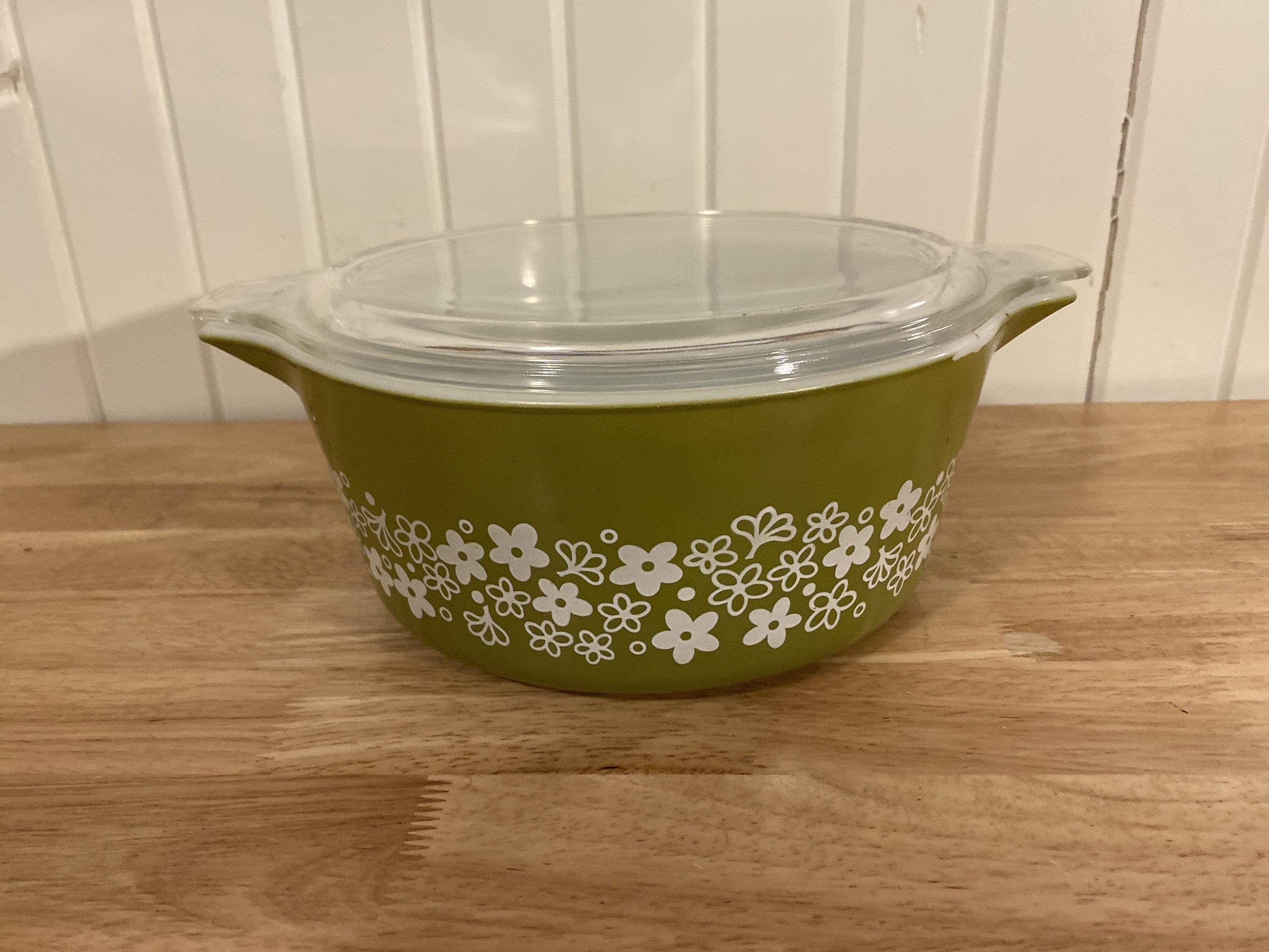 Pyrex, 475, Spring Blossom, Round Casserole With Lid Canada