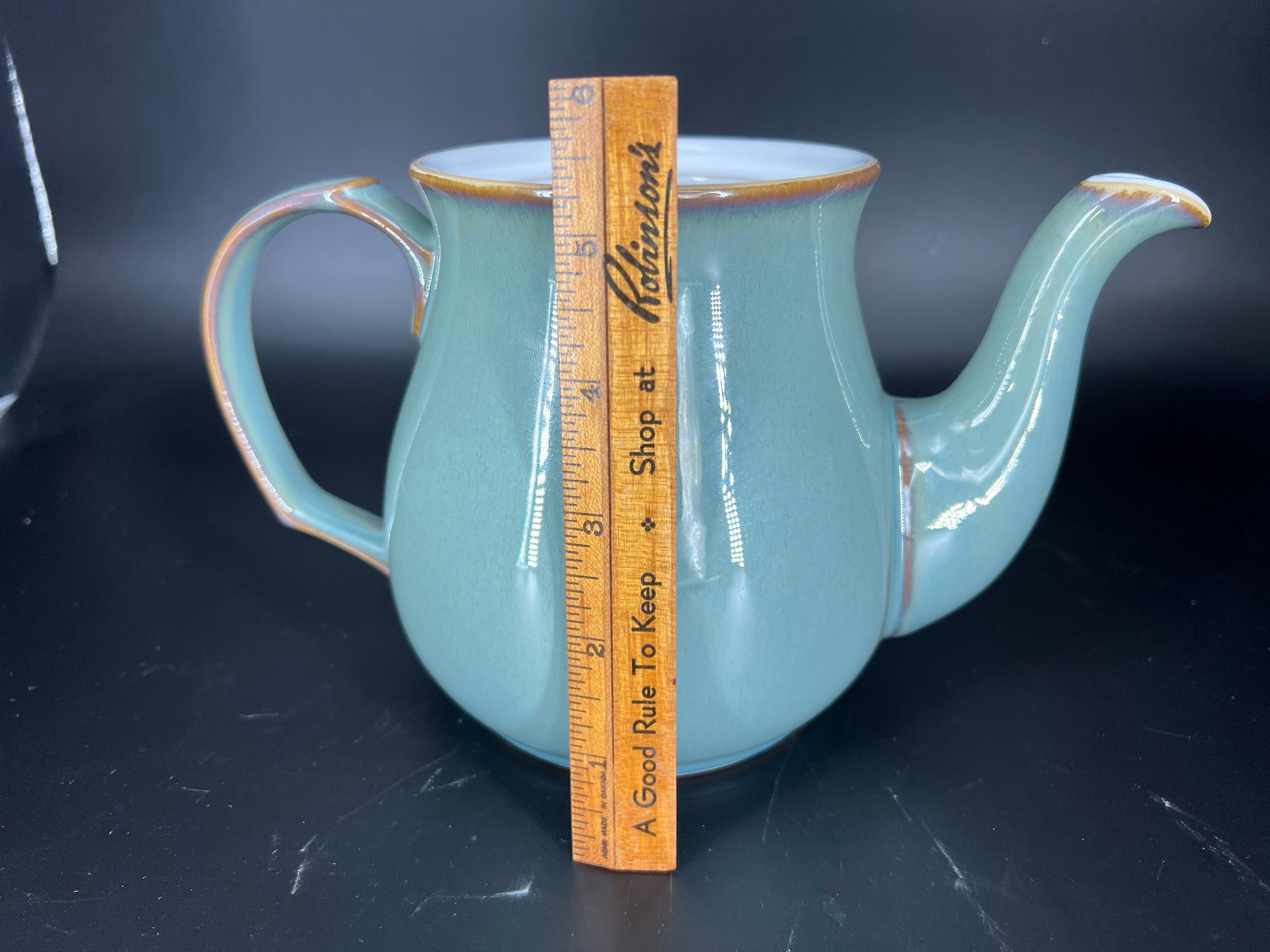 デンビー、リージェンシーグリーン、ティーポット、蓋なし - Etsy 日本