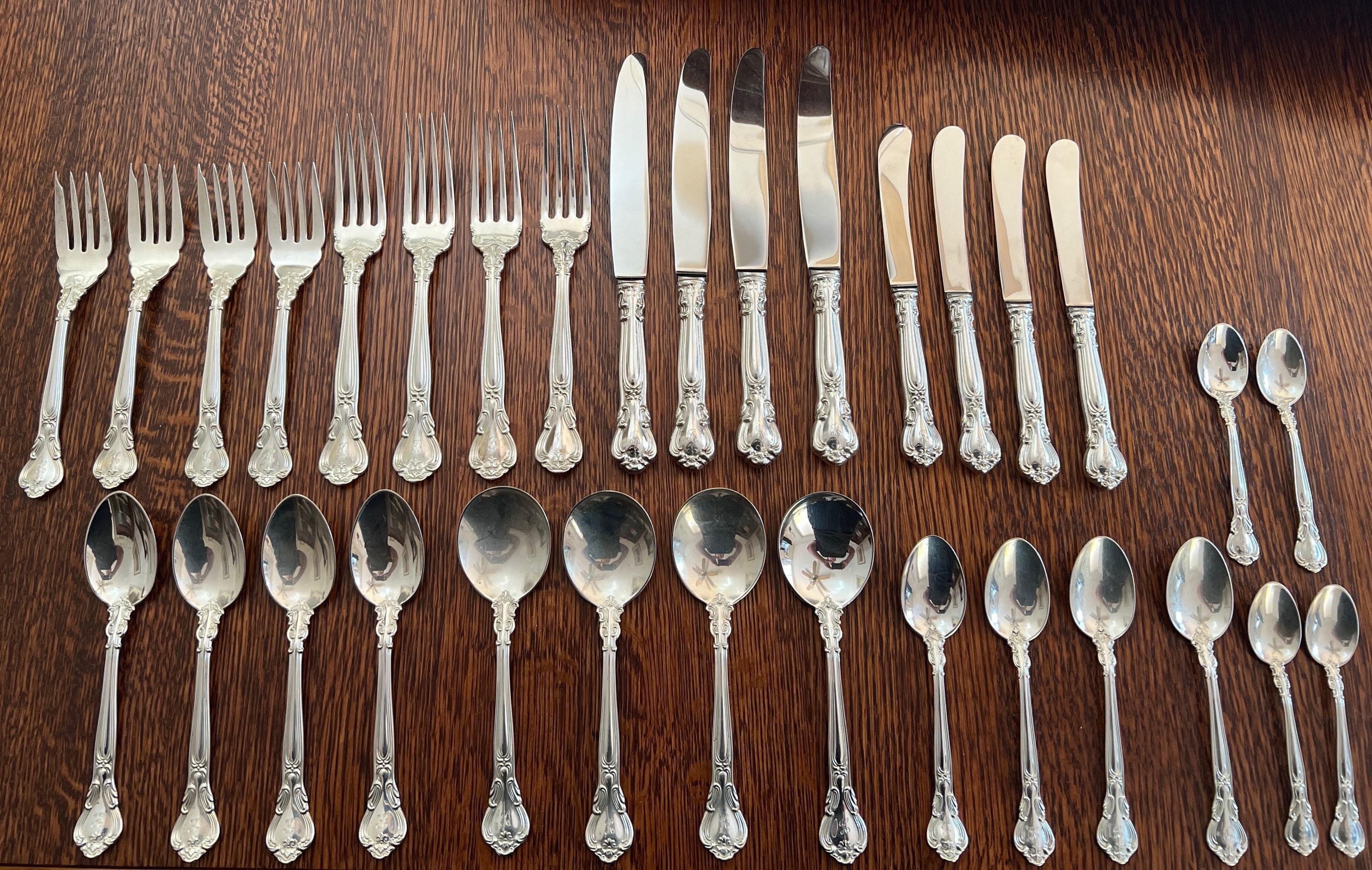 BIRKS Chantilly Sterling Silver Flatware Etsy Canada