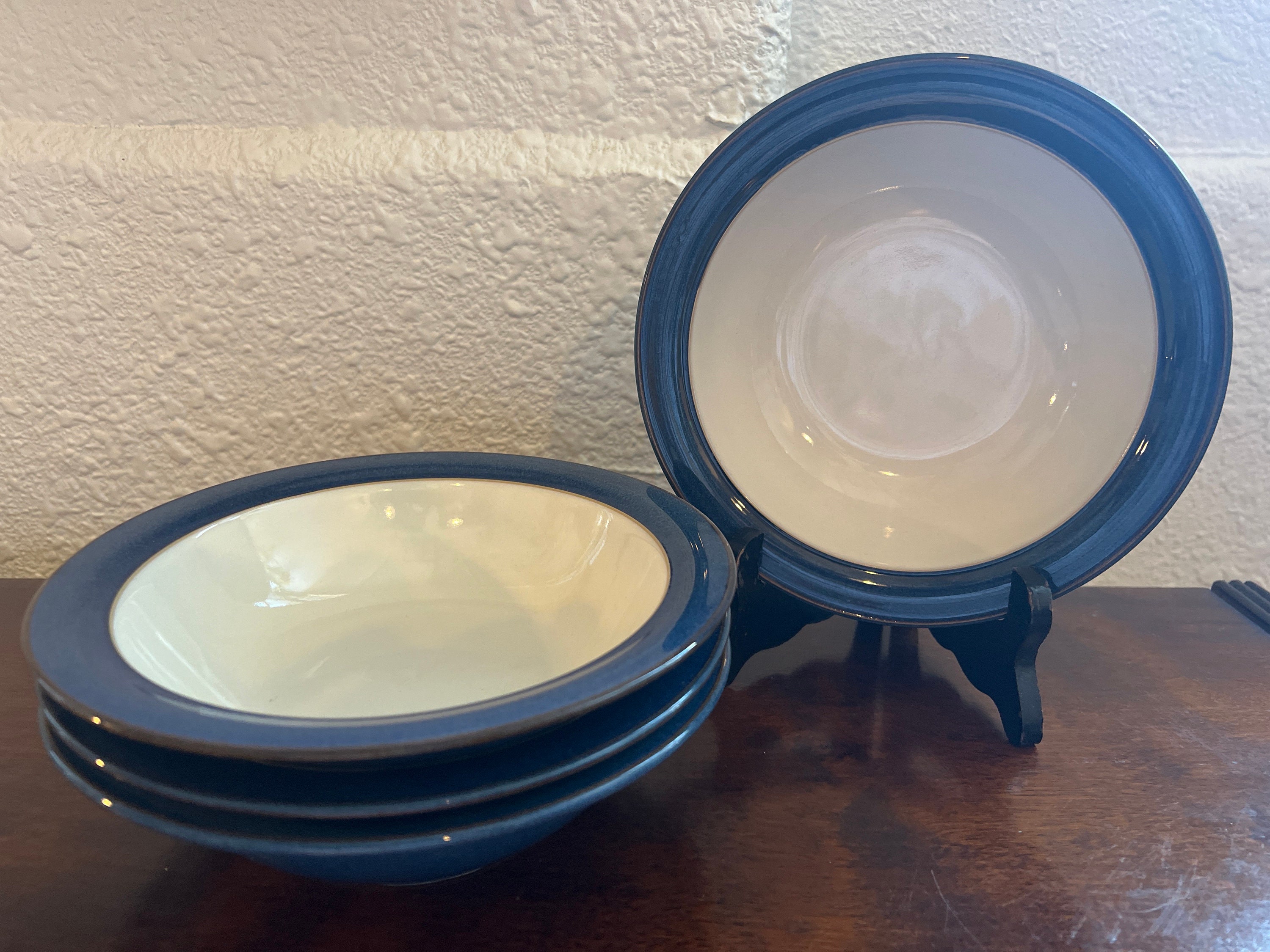 Denby, Boston Pattern, Soup, Cereal Bowl, Set of 4 - Etsy