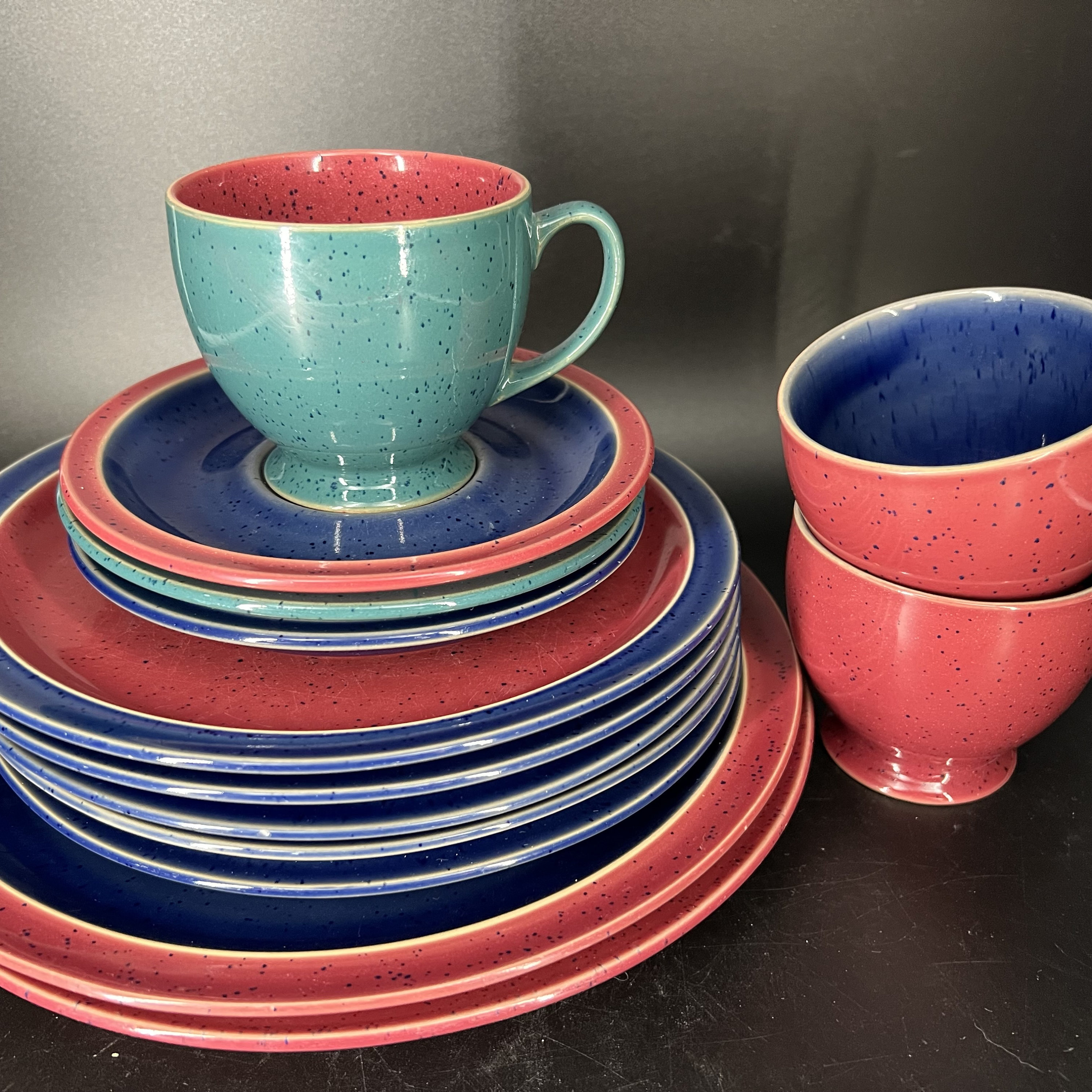 Denby Harlequin 13 Pieces Etsy Ireland