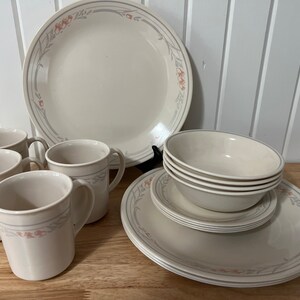 Corelle, Rose, 16 pieces