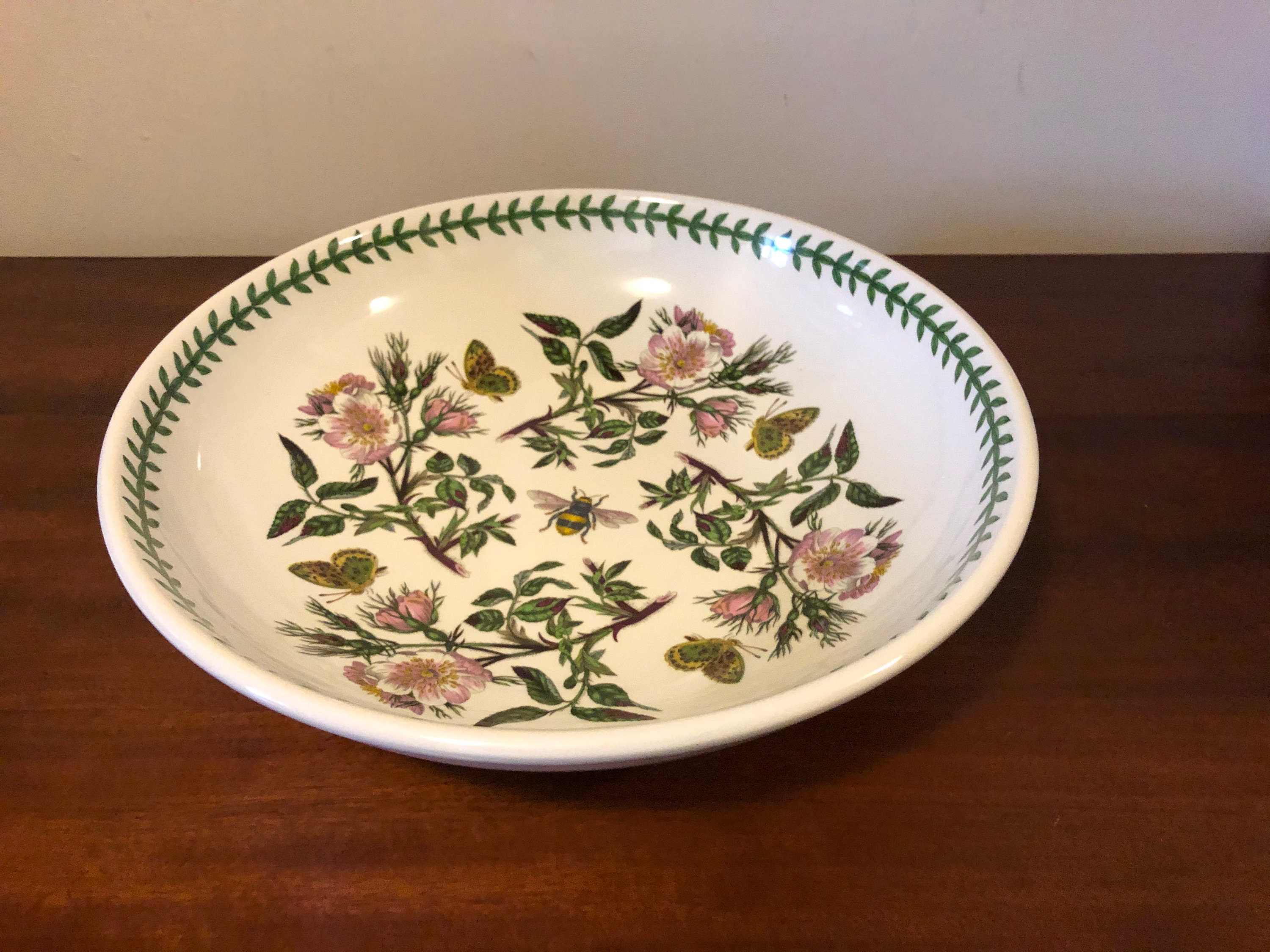 Portmeirion Botanical garden Large Bowl 13 pasta bowl Etsy