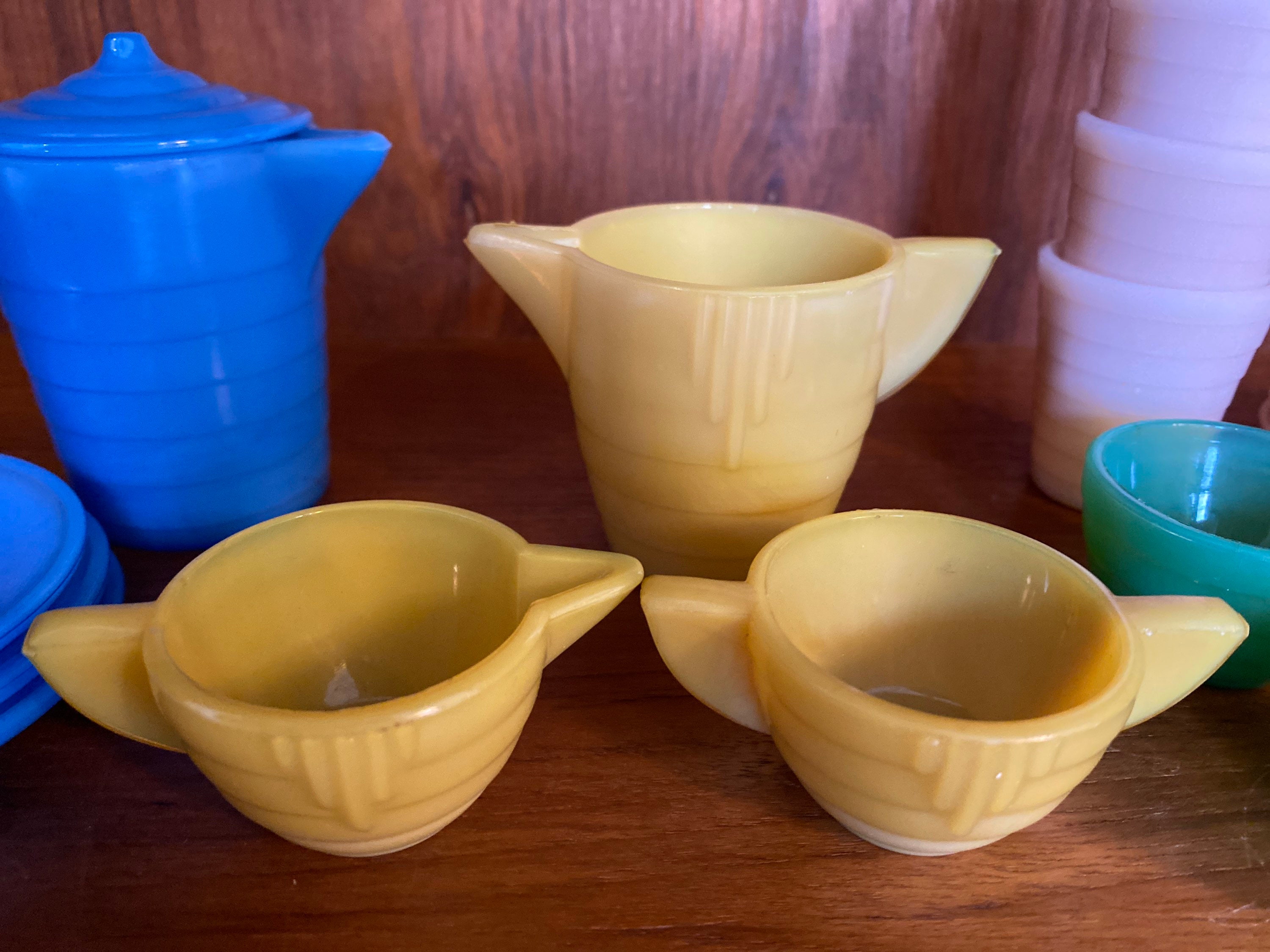 Akro Agate, Tea Party Set, Lot of 18, Miniature - Etsy