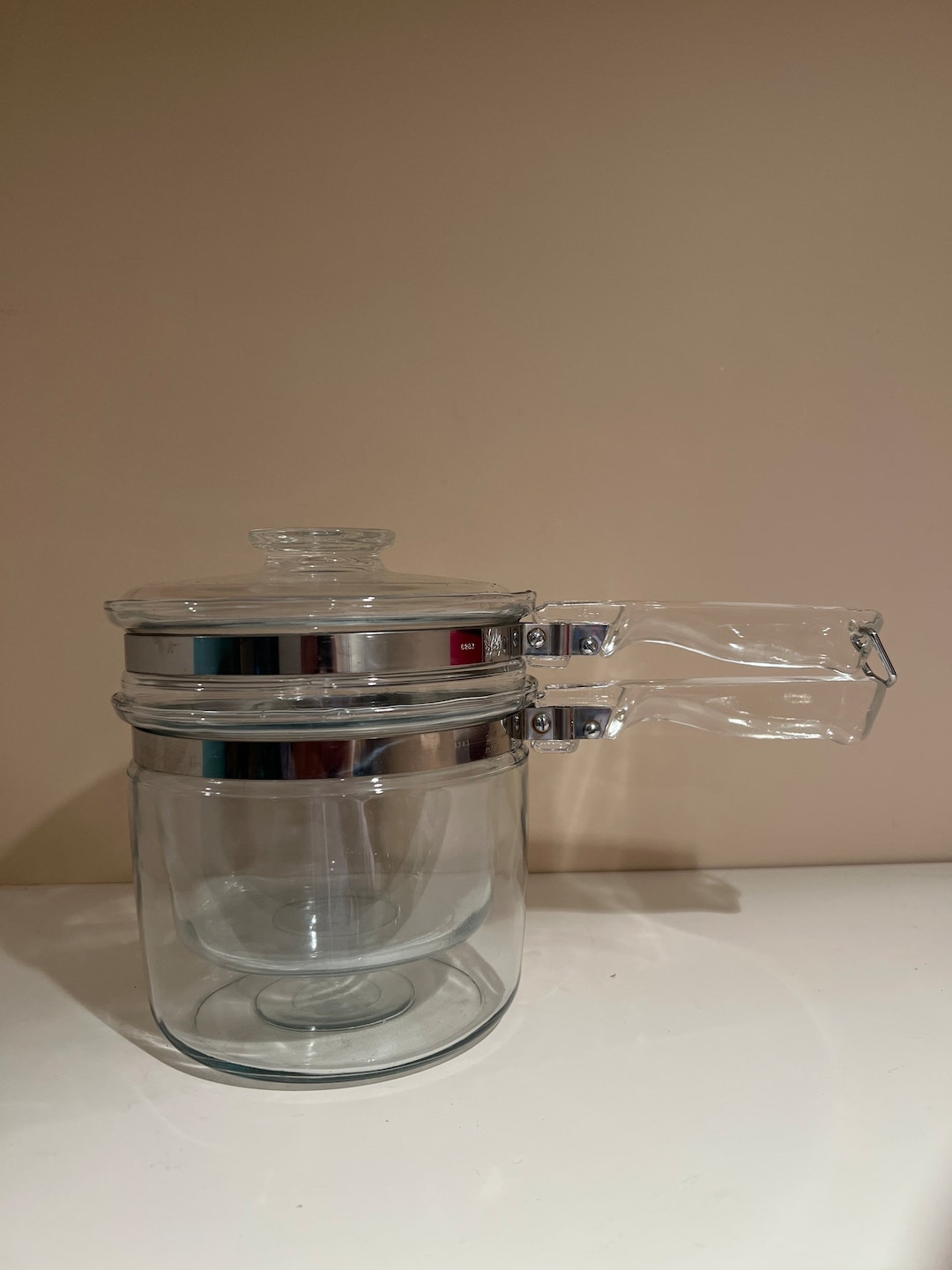 Pyrex, Flameware, Glass Double Boiler, 6283 Etsy