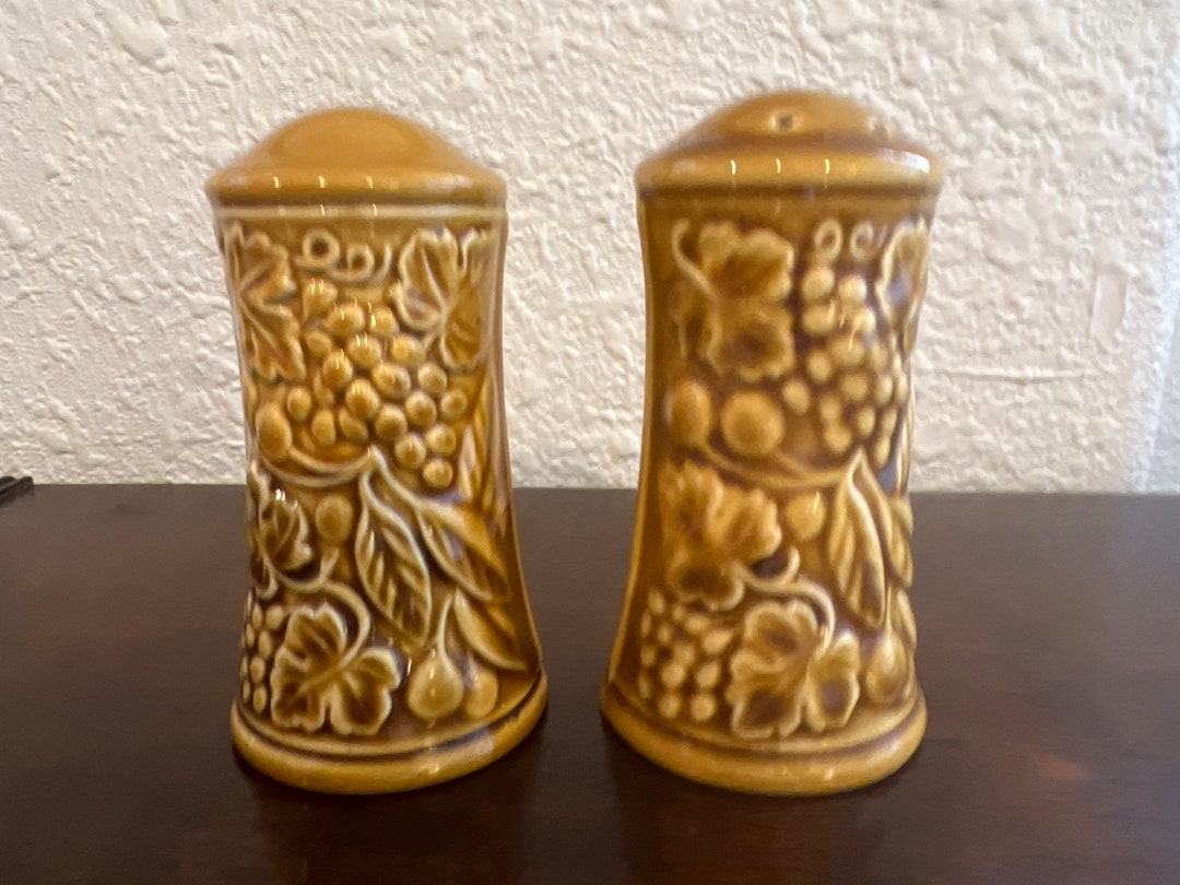 Royal Worcester Crown Ware Salt & Peppers Etsy