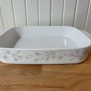 Corning Ware, Pastel Bouquet,  A-21-B-N, Open Roaster