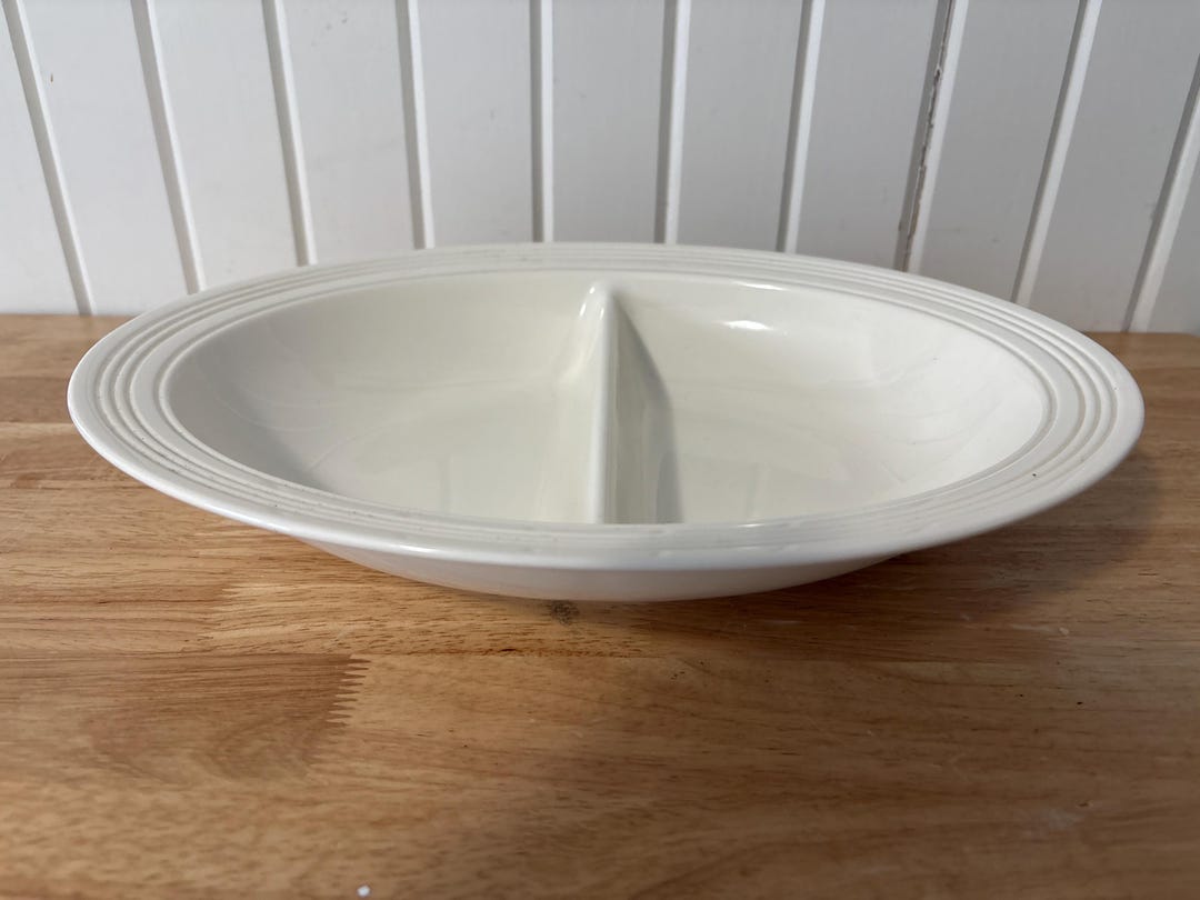 Wedgwood, Jasper Conran Casual Cream, Oval Divided Server - Etsy