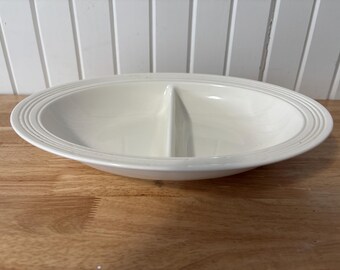 Wedgwood, Jasper Conran Casual Cream, Oval Divided Server - Etsy