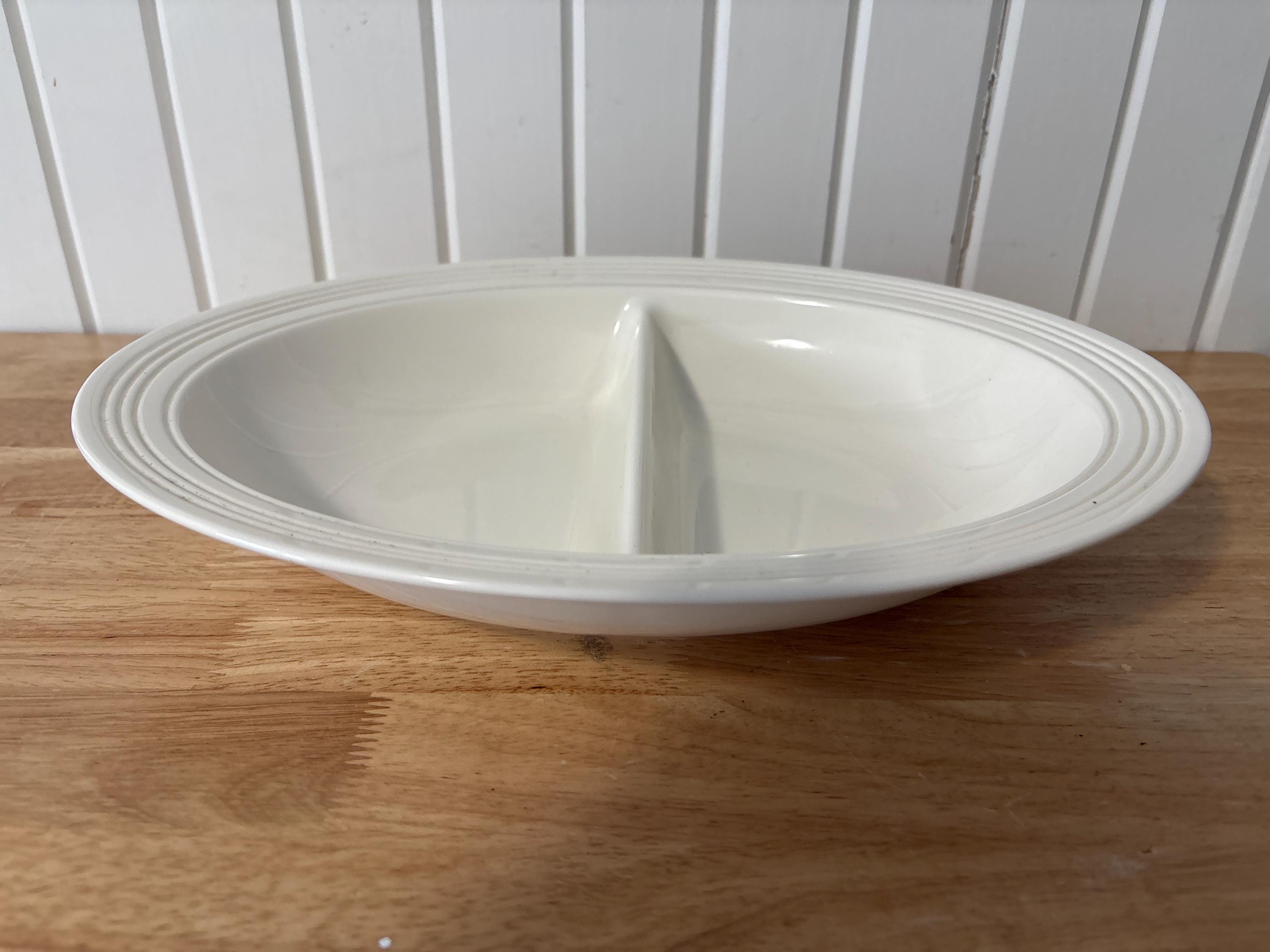 Wedgwood, Jasper Conran Casual Cream, Oval Divided Server - Etsy