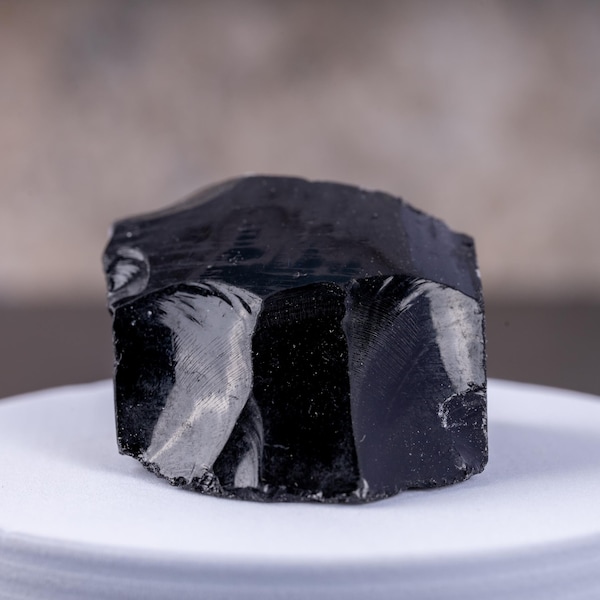 Black Obsidian Raw Crystal Stone, Healing Crystals & Stones for Meditation, Reiki, Energy Healing, Spiritual Gift, Reiki Supplies, Zen Decor