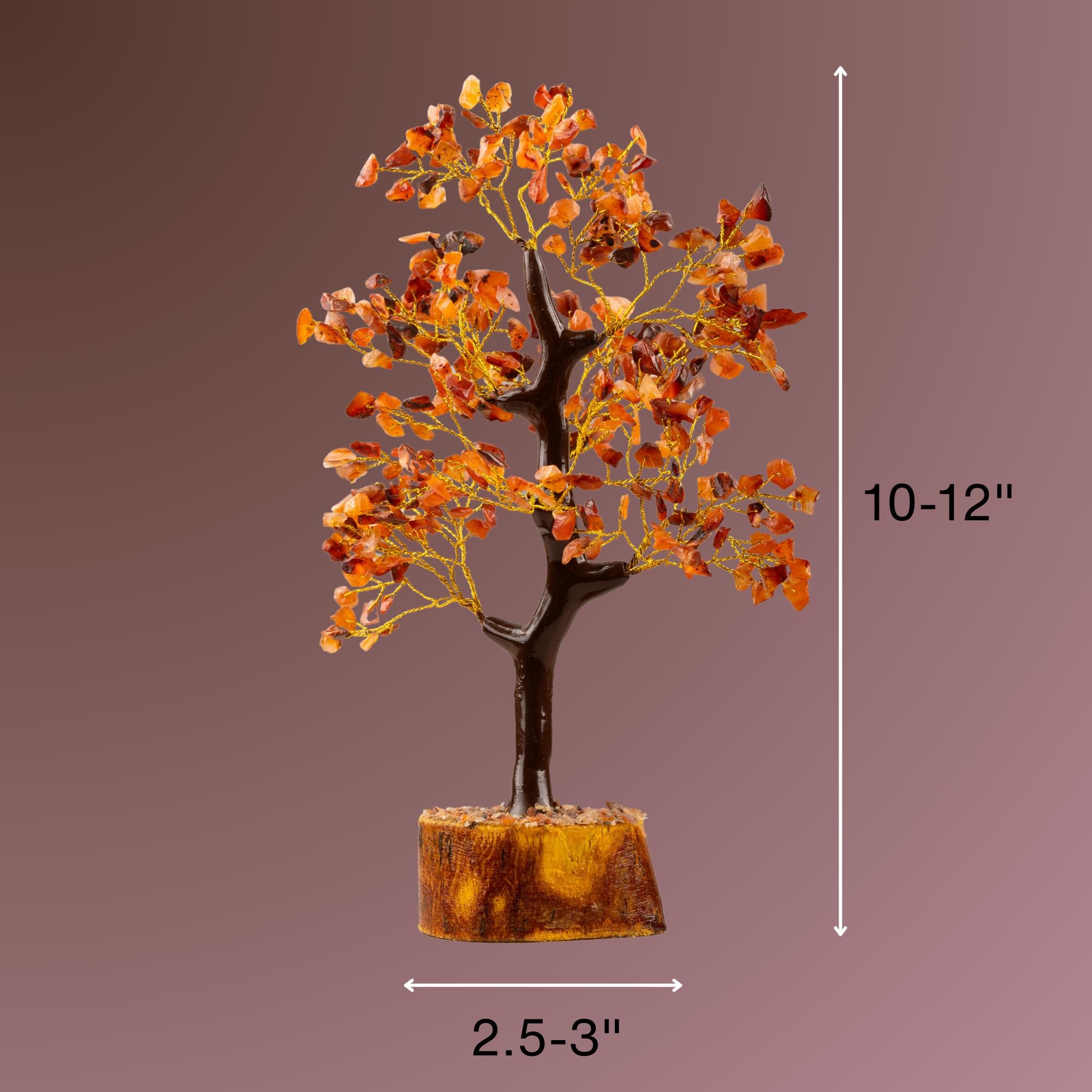 Carnelian Crystal Tree of Life, Decorative Crystal Tree, Natural ...