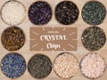 Genuine Crystal Chips 5-10mm, Undrilled Semi Tumbled Mini Crystals for Candles, Jewelry, Crystal Grids, Spiritual Decor, Energy Healing, 1oz