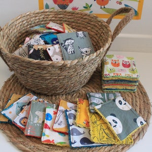 Oeko tex surprise washable wipes baby/child with or without basket, washable wipes, children&#39;s wipes, baby wipes