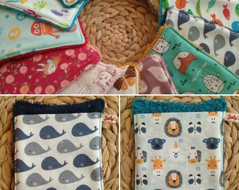 Gants De Toilette Pour Bebes Et Enfants Etsy