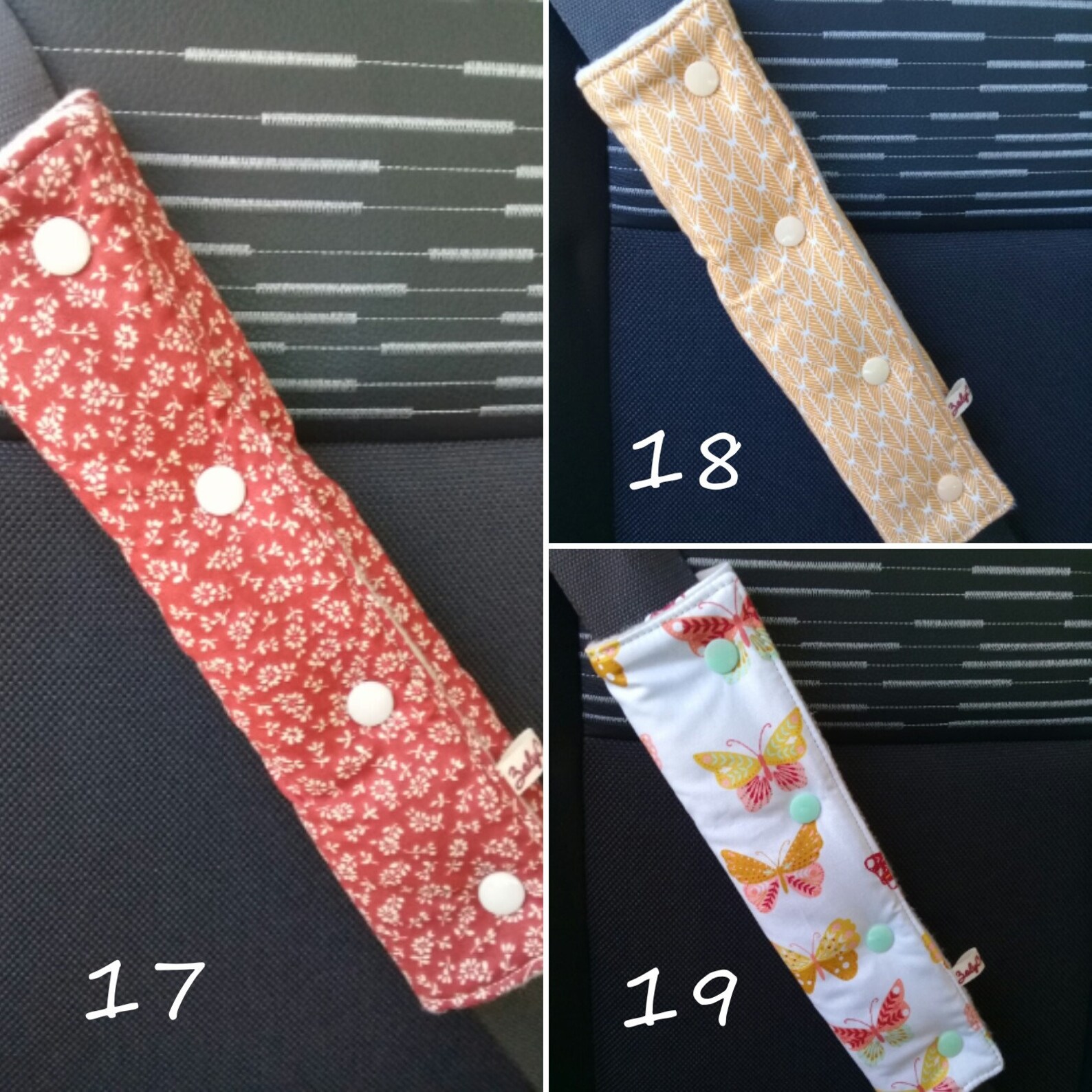 Protège-ceinture De Sécurité OMP – Paire Avec Velcro 2 Pouces, Couleurs Assorties (rouge, Noir, Jaune)