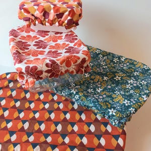 Rechthoekige, voedselveilige charlottes. Koop er 3 en krijg er 1 kleine gratis.