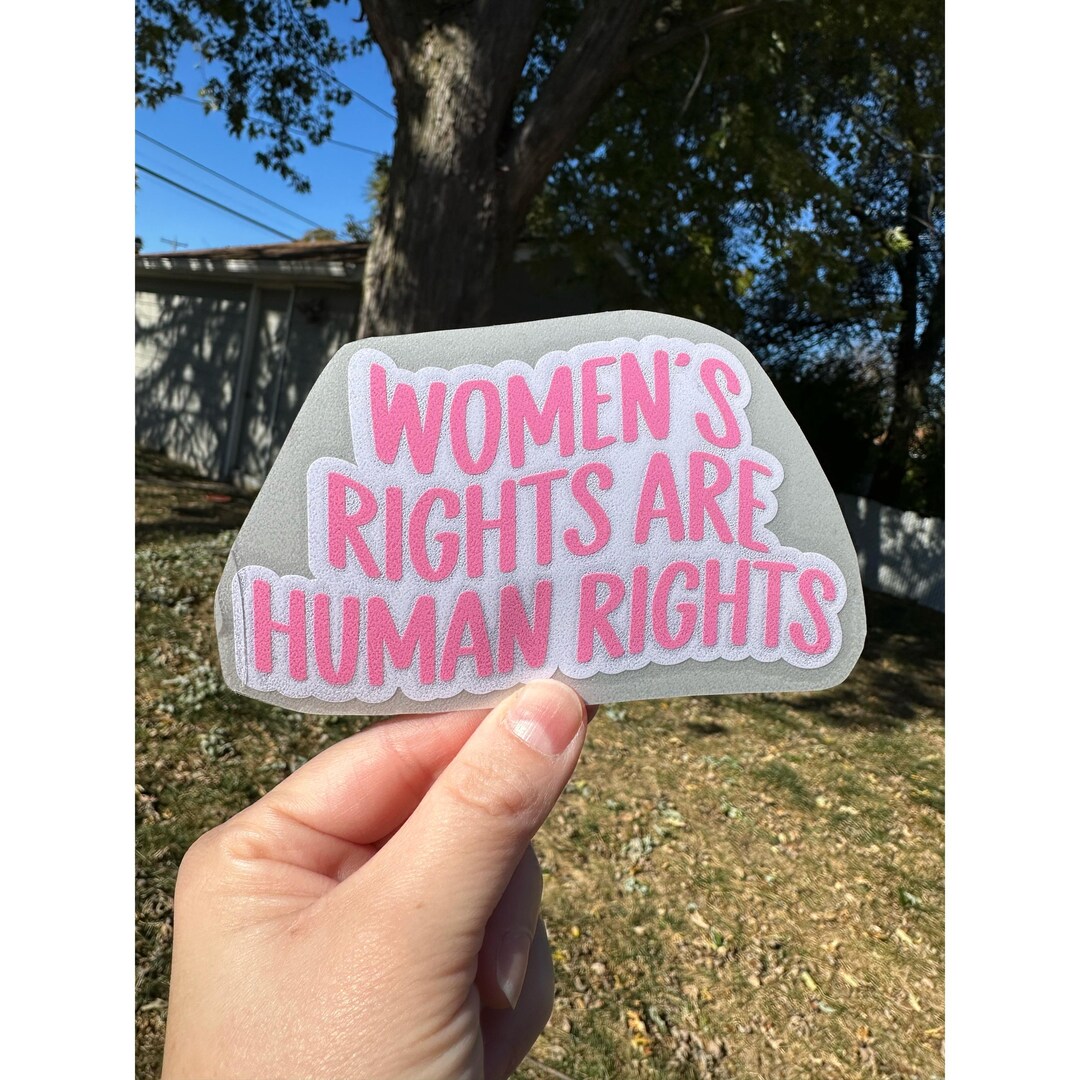 Women's Rights Are Human Rights Vinyl Decal, Car or Laptop Sticker - Etsy