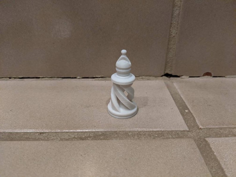 Spiral Chess Pieces