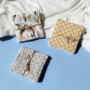 Personalized washable makeup remover wipes | Oeko-Tex cotton | Zero waste gift for women or babies