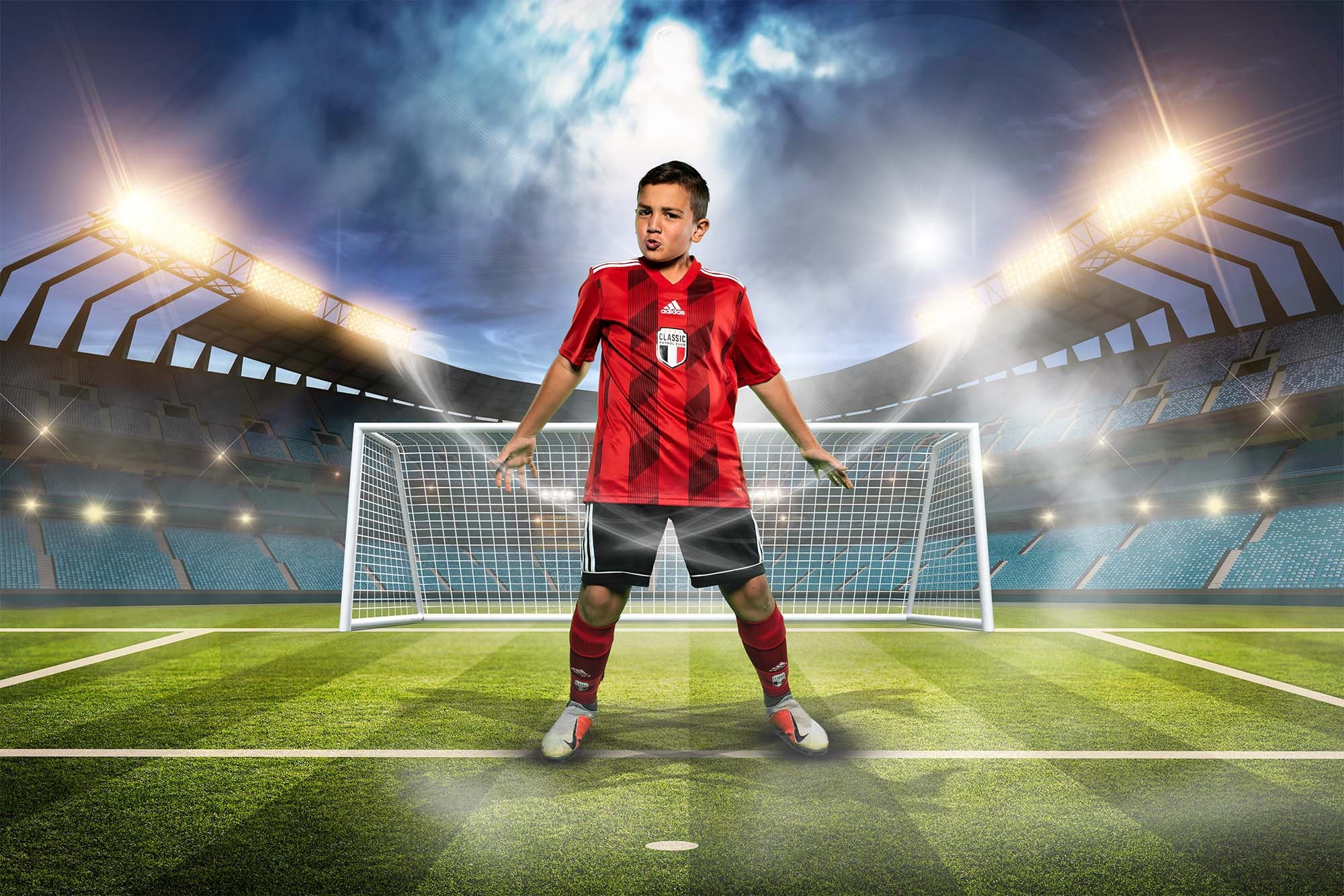 Soccer Digital Backdrop Photography SOCCER STAR STADIUM - Etsy Singapore