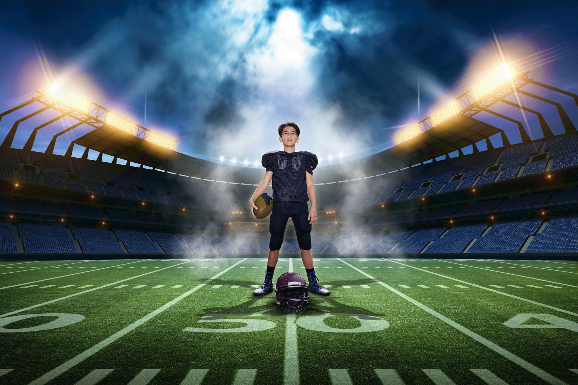 Football Field Background For