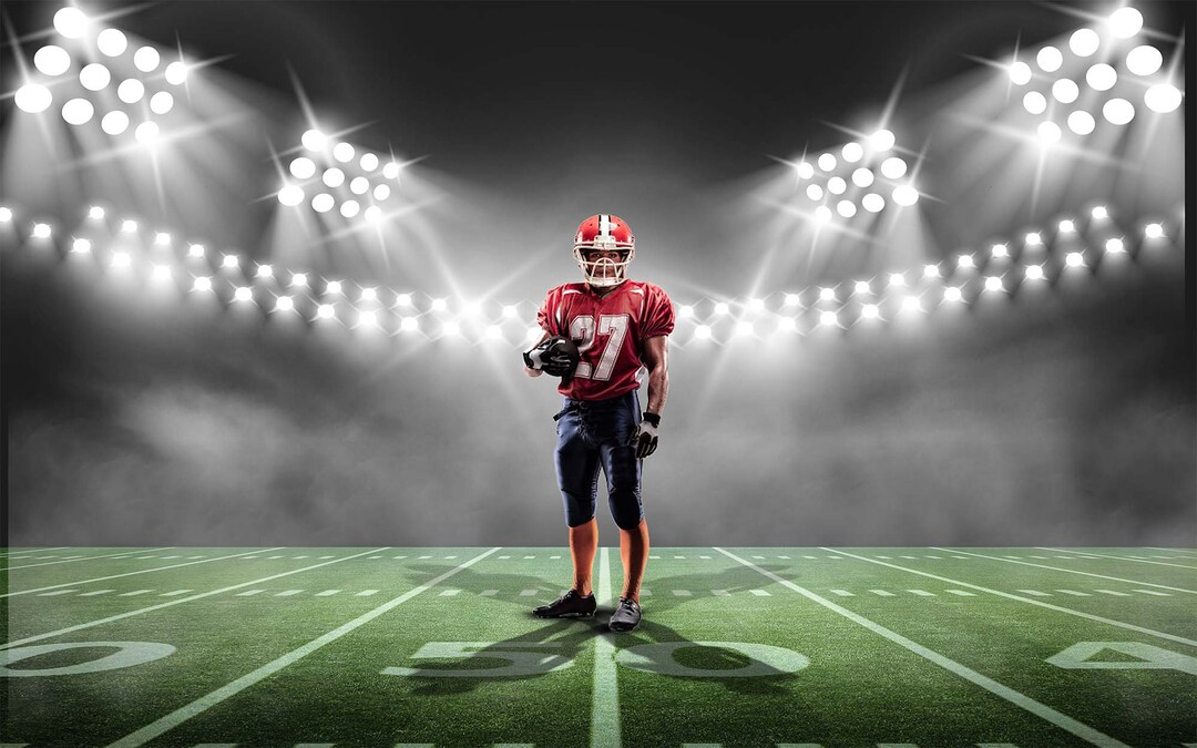 Football Digital Backdrop LIGHTNING FOOTBALL CREATOR Pack 