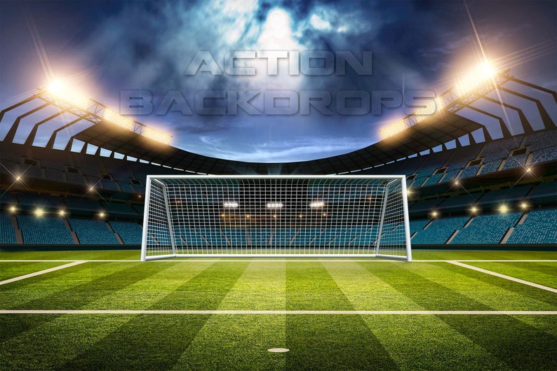 Soccer Digital Backdrop Photography SOCCER STAR STADIUM - Etsy