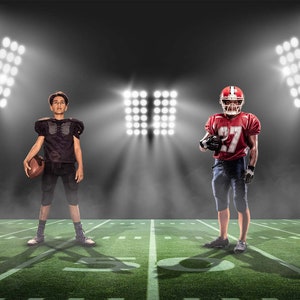 Fußball Digitale Kulissen - Sport | FUßBALLSTADIONBAUER | Photoshop Hintergründe und Overlays | Super hochauflösender 8K Download