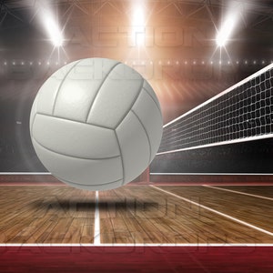 Digital Backdrop Photography Sports VOLLEYBALL RED VIBRANCE Photoshop ...