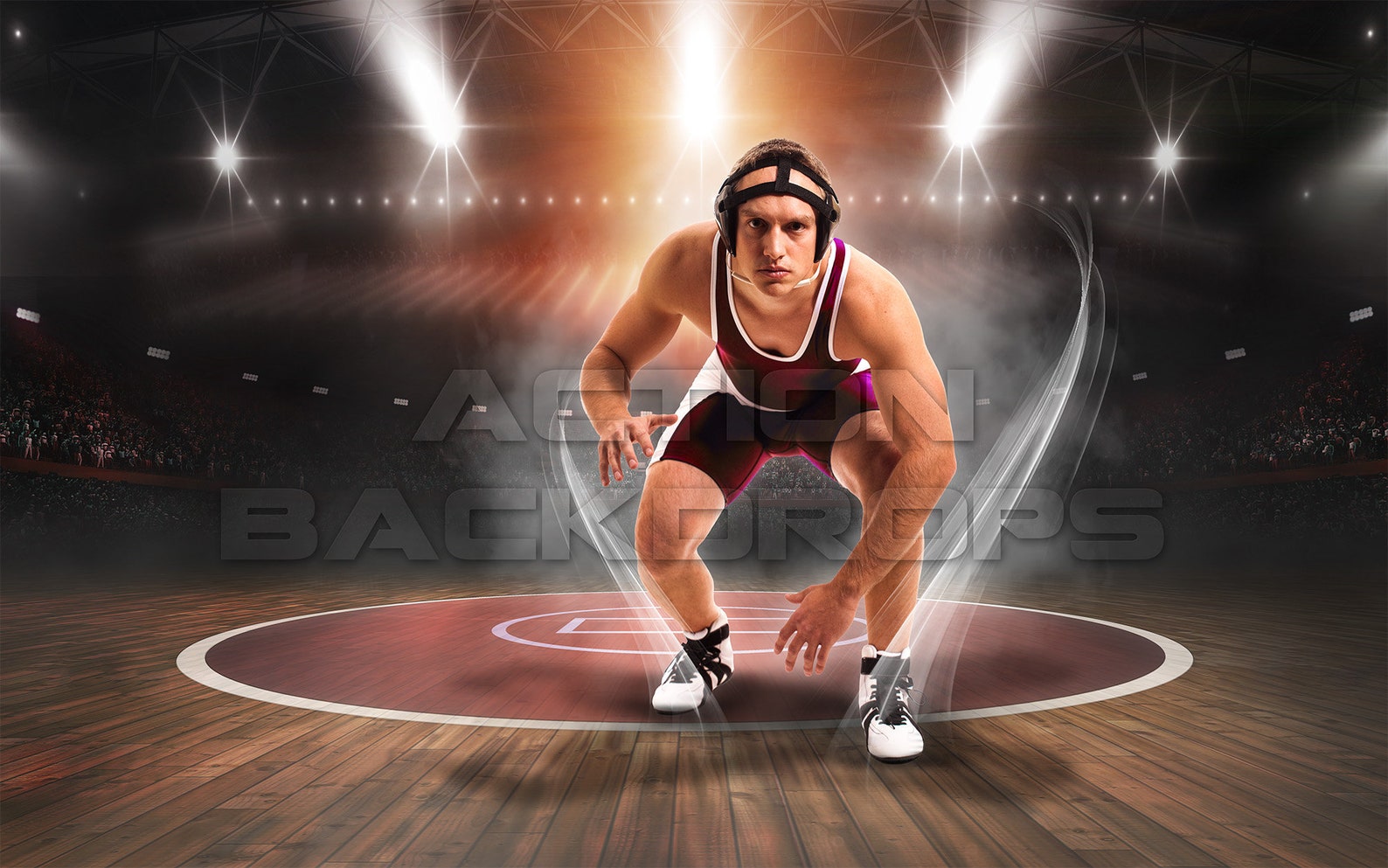 Wrestling Digital Backdrop Photography DYNAMIC FIRE Etsy