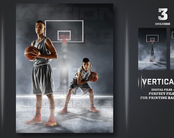Verticale basketbalachtergrond - fotografie | STREETBAL BASKETBAL | Photoshop-achtergronden en -overlays | Download in hoge resolutie 8K