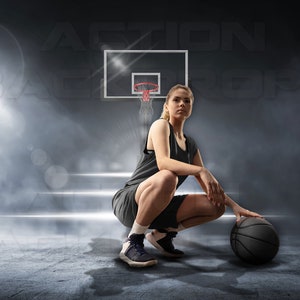 Basketball Professional Backdrop - Fotografie | STREETBALL BASKETBALL | Photoshop-Hintergründe und Overlays | Hochauflösender 8K Download